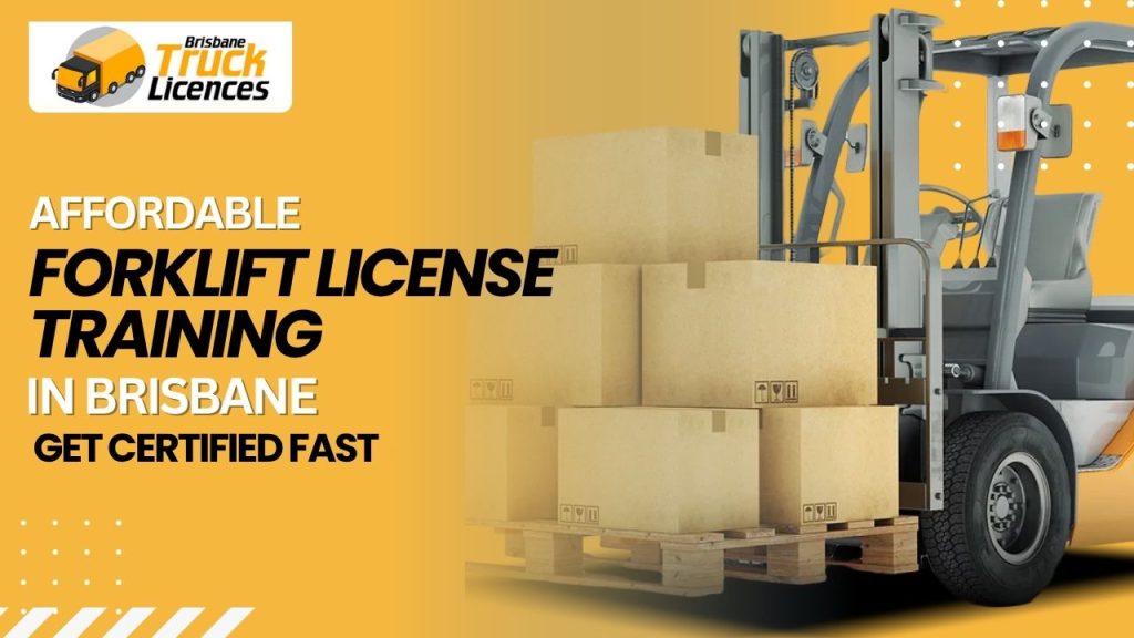 Affordable Forklift License Training Brisbane – Get Certified Fast